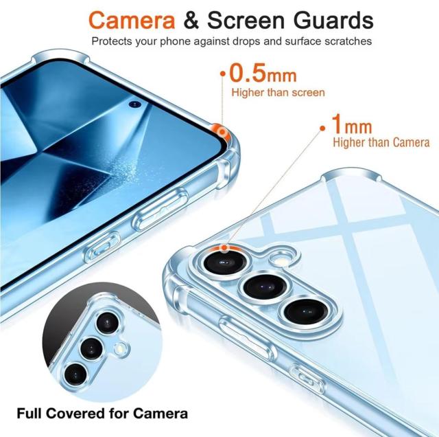 Galaxy S24 FE SCG30 �N���A TPU �P�[�X �J�o�[ �\�t�g �� �Ɠd/AV�� 