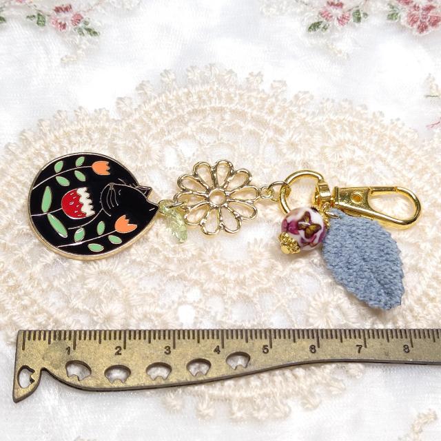 ハンドメイド☆キーホルダー☆黒猫ちゃん < 女性ファッション  ハンドメイド☆キーホルダー☆黒猫ちゃん < 女性ファッションの