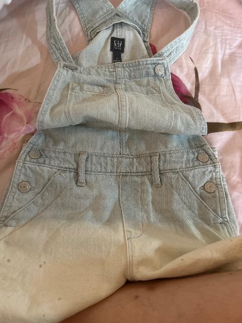 GAPデニムハーフオーバーオール < キッズ/ベビー GAPデニムハーフオーバーオール < キッズ/ベビーの