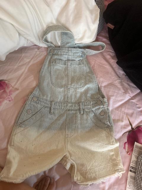 GAPデニムハーフオーバーオール < キッズ/ベビー GAPデニムハーフオーバーオール < キッズ/ベビーの