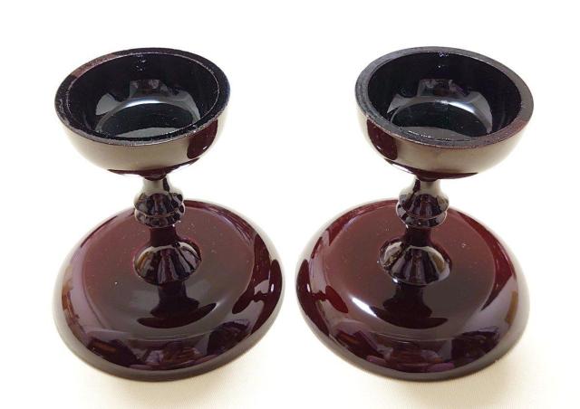 未使用 仏具 漆塗 中京型 高月(高杯)一対 お供え台 < インテリア/ライフ 未使用 仏具 漆塗 中京型 高月(高杯)一対 お供え台 < インテリア/ライフの