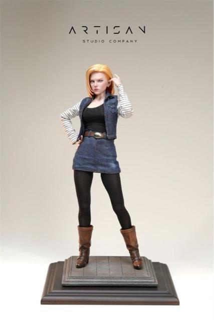 ARTISAN�w�h���S���{�[��Z �x�l���l��18�� Dragonball Z Android 18 1/6 �t�B�M���A �� �z�r�[�� 