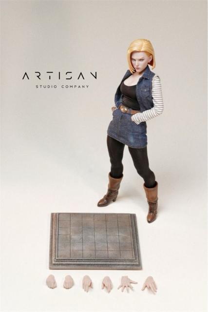 ARTISAN�w�h���S���{�[��Z �x�l���l��18�� Dragonball Z Android 18 1/6 �t�B�M���A �� �z�r�[�� 
