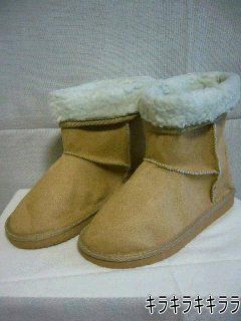 《New》LAセレブ★Away・ショート*ムートンブーツ<ベージュL> < 女性ファッション 《New》LAセレブ★Away・ショート*ムートンブーツ<ベージュL> < 女性ファッションの