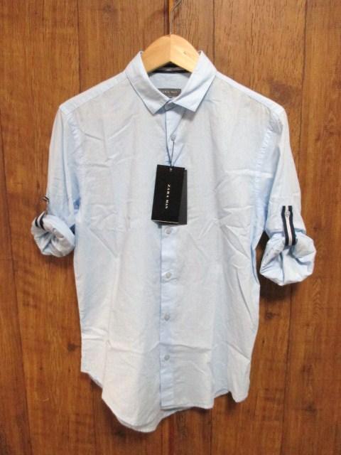 □ZARA/ザラ カジュアルシャツ 長袖/水色/メンズ/S☆新品 < ブランド  □ZARA/ザラ カジュアルシャツ 長袖/水色/メンズ/S☆新品  < ブランドの