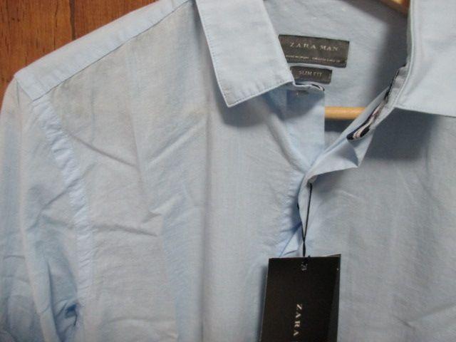 □ZARA/ザラ カジュアルシャツ 長袖/水色/メンズ/S☆新品 < ブランド  □ZARA/ザラ カジュアルシャツ 長袖/水色/メンズ/S☆新品 < ブランドの