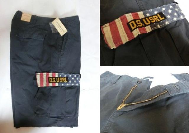 RRL新シリーズ【RALPHLAUREN DENIM & SUPPLY】国旗ハーフP W31紺 < 男性ファッション  RRL新シリーズ【RALPHLAUREN DENIM & SUPPLY】国旗ハーフP W31紺 < 男性ファッションの