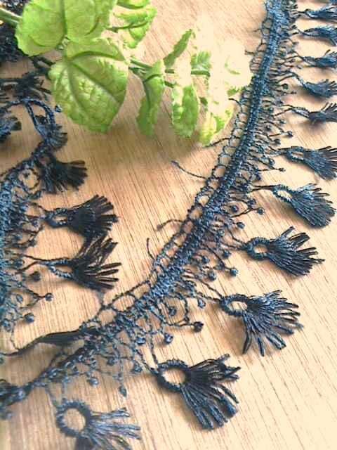 3.6m+α<タッセルモチーフ>豪華ブラックケミカルレース < ペット/手芸/園芸  3.6m+α<タッセルモチーフ>豪華ブラックケミカルレース < ペット/手芸/園芸の