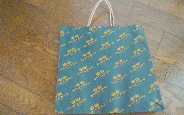 WHO'SWHO ショップ袋 32×33 美品 < 女性ファッション  WHO'SWHO ショップ袋 32×33 美品  < 女性ファッションの