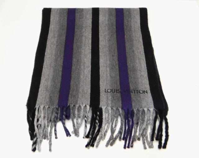ルイヴィトン カシミヤ×ウール ストライプ マフラー パープル×ブラック×グレー 送料無料 < ブランド ルイヴィトン カシミヤ×ウール ストライプ マフラー パープル×ブラック×グレー 送料無料 < ブランドの