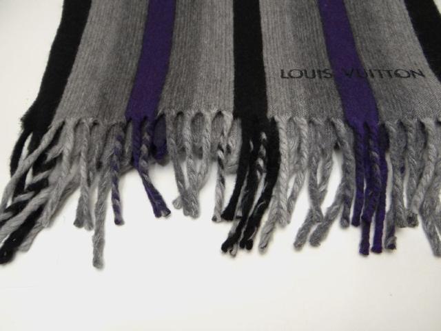 ルイヴィトン カシミヤ×ウール ストライプ マフラー パープル×ブラック×グレー 送料無料 < ブランド ルイヴィトン カシミヤ×ウール ストライプ マフラー パープル×ブラック×グレー 送料無料 < ブランドの