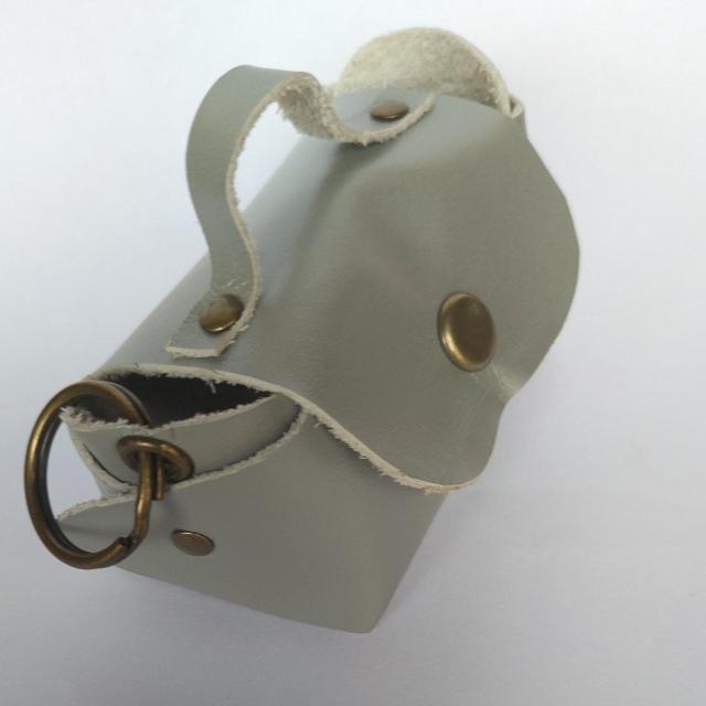 DIY 本革 ミニバッグ メタリックグレー < ペット/手芸/園芸  DIY 本革 ミニバッグ メタリックグレー < ペット/手芸/園芸の