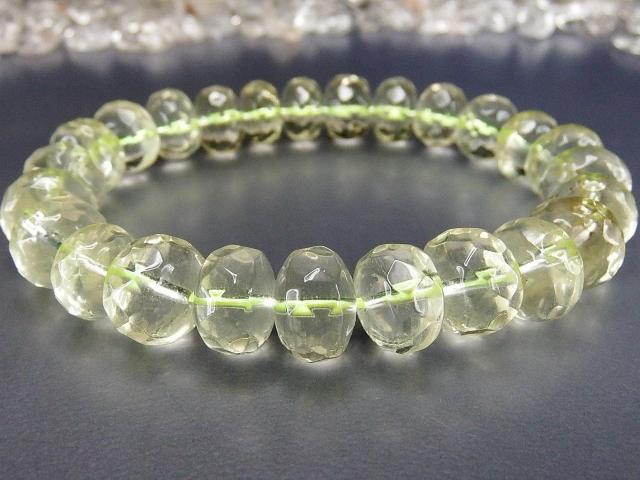 レア天然石AAAレモンクォーツボタンカット約11mm弱ブレスレット開運 < 男性アクセサリー/時計  レア天然石AAAレモンクォーツボタンカット約11mm弱ブレスレット開運 < 男性アクセサリー/時計の