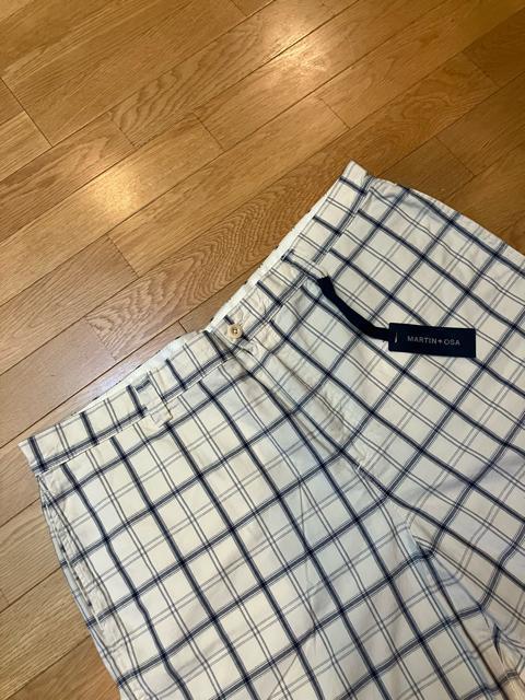 MARTIN+OSA チェックハーフチノパン 大きいsizeW42  112cm < 男性ファッション  MARTIN+OSA チェックハーフチノパン 大きいsizeW42  112cm < 男性ファッションの