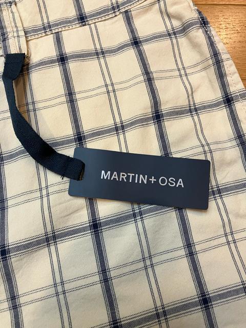 MARTIN+OSA チェックハーフチノパン 大きいsizeW42  112cm < 男性ファッション  MARTIN+OSA チェックハーフチノパン 大きいsizeW42  112cm < 男性ファッションの