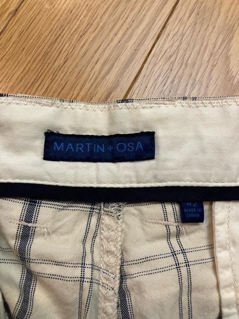 MARTIN+OSA チェックハーフチノパン 大きいsizeW42  112cm < 男性ファッション  MARTIN+OSA チェックハーフチノパン 大きいsizeW42  112cm < 男性ファッションの