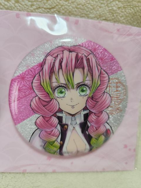 鬼滅の刃 柱展 甘露寺蜜璃 キービジュアル グリッター缶バッジセット < アニメ/コミック/キャラクター 鬼滅の刃 柱展 甘露寺蜜璃 キービジュアル グリッター缶バッジセット < アニメ/コミック/キャラクターの