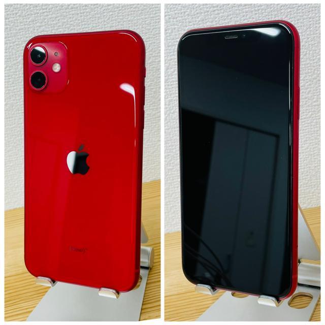 B 100% iPhone 11 128 GB SIM フリー レッド 本体 < 家電/AV  B 100% iPhone 11 128 GB SIM フリー レッド 本体 < 家電/AVの