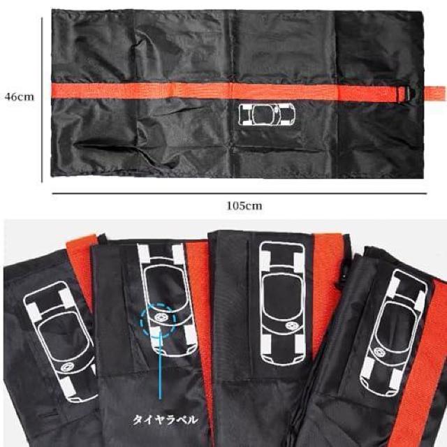 タイヤカバー 4本セット 66cm (13~タイヤカバー用) 厚手 タイヤバッグ タイヤ収納 防水 防塵 防汚 取手付き < 自動車/バイク タイヤカバー 4本セット 66cm (13~タイヤカバー用) 厚手 タイヤバッグ タイヤ収納 防水 防塵 防汚 取手付き < 自動車/バイク
