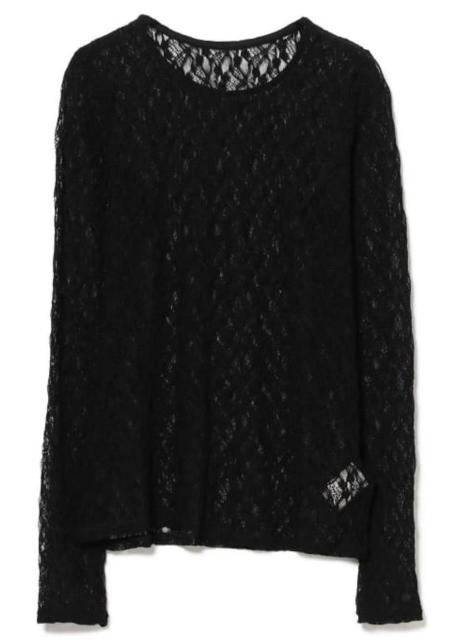 レディース ストレッチ レース クルーネック Tシャツ < 女性ファッション  レディース ストレッチ レース クルーネック Tシャツ  < 女性ファッションの