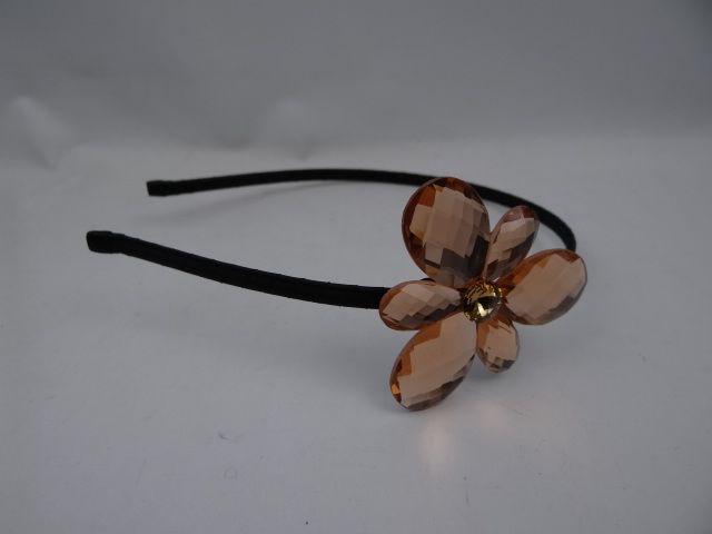 ワンポイントカチューシャ カットストーンフラワー 15-2 < 女性アクセサリー/時計  ワンポイントカチューシャ カットストーンフラワー 15-2  < 女性アクセサリー/時計の