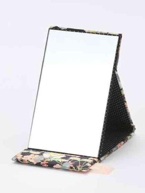 ハニーサロン・フラワーキャット柄ミラー。ブラック < ブランド  ハニーサロン・フラワーキャット柄ミラー。ブラック < ブランドの