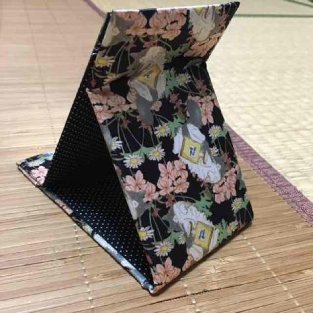 ハニーサロン・フラワーキャット柄ミラー。ブラック < ブランド  ハニーサロン・フラワーキャット柄ミラー。ブラック < ブランドの