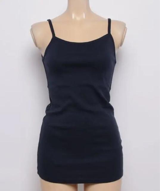 コットンフライスキャミソール【新品】ネイビー紺●DONOBAN●綿 < 女性ファッション コットンフライスキャミソール【新品】ネイビー紺●DONOBAN●綿 < 女性ファッションの