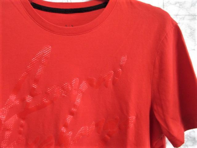 ☆ARMANI EXCHANGE アルマーニ エクスチェンジ プリント ロゴ Tシャツ 半袖/メンズ/S☆新作モデル☆レッド < ブランド ☆ARMANI EXCHANGE アルマーニ エクスチェンジ プリント ロゴ Tシャツ 半袖/メンズ/S☆新作モデル☆レッド < ブランドの