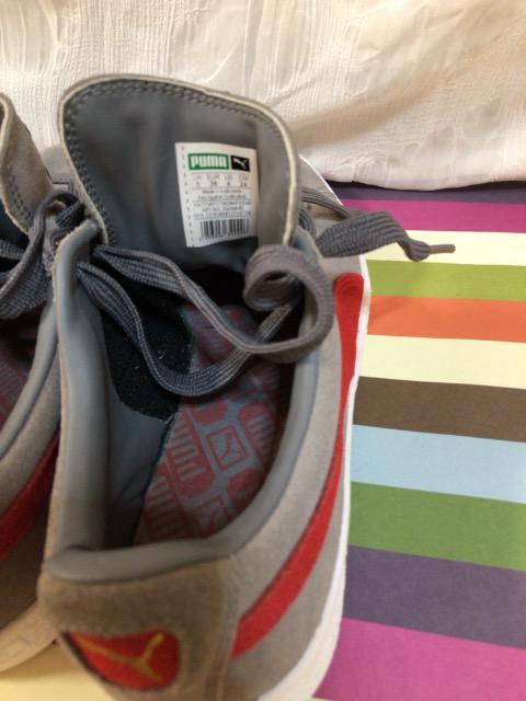 ★特価★極美品メンズスニーカープーマPUMA巨大ロゴグレーレッド上品疲れ知らず大活躍人気早い者勝ち < 男性ファッション  ★特価★極美品メンズスニーカープーマPUMA巨大ロゴグレーレッド上品疲れ知らず大活躍人気早い者勝ち < 男性ファッションの