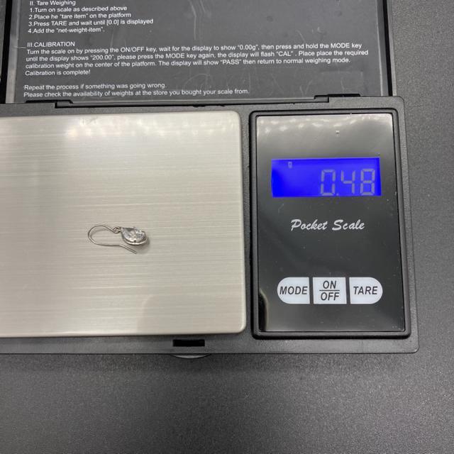 即決 K10WG ホワイトゴールド ピアス 片耳のみ < 女性アクセサリー/時計 即決 K10WG ホワイトゴールド ピアス 片耳のみ < 女性アクセサリー/時計の