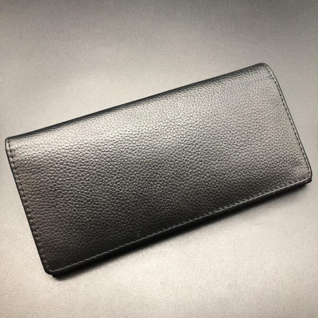 即決 GENUINE LEATHER 長財布 ブラック < 男性ファッション  即決 GENUINE LEATHER 長財布 ブラック  < 男性ファッションの