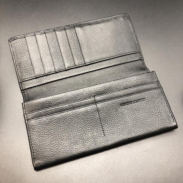 即決 GENUINE LEATHER 長財布 ブラック < 男性ファッション  即決 GENUINE LEATHER 長財布 ブラック < 男性ファッションの