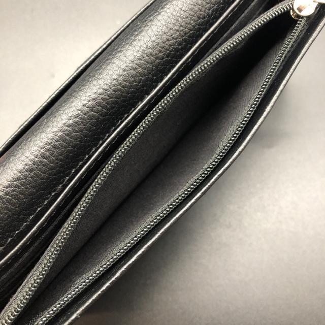 即決 GENUINE LEATHER 長財布 ブラック < 男性ファッション  即決 GENUINE LEATHER 長財布 ブラック < 男性ファッションの