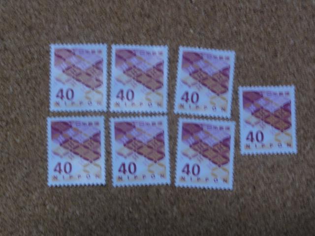 40円切手 7枚 普通切手 < ホビー  40円切手 7枚 普通切手  < ホビーの