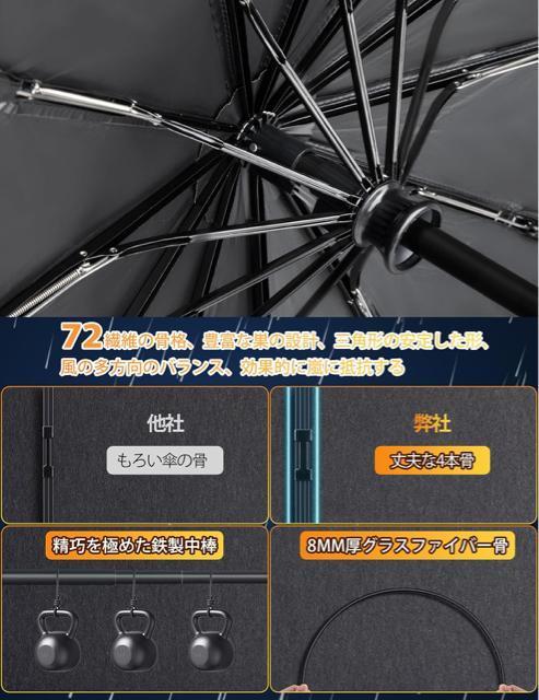 折りたたみ傘  特大12本骨 メンズ傘 耐風 ワンタッチ 自動開閉 UVカット 超撥水 超大サイズ 台風/豪雨対応 防水性晴雨兼用 < 女性ファッション  折りたたみ傘  特大12本骨 メンズ傘 耐風 ワンタッチ 自動開閉 UVカット 超撥水 超大サイズ 台風/豪雨対応 防水性晴雨兼用 < 女性ファッションの