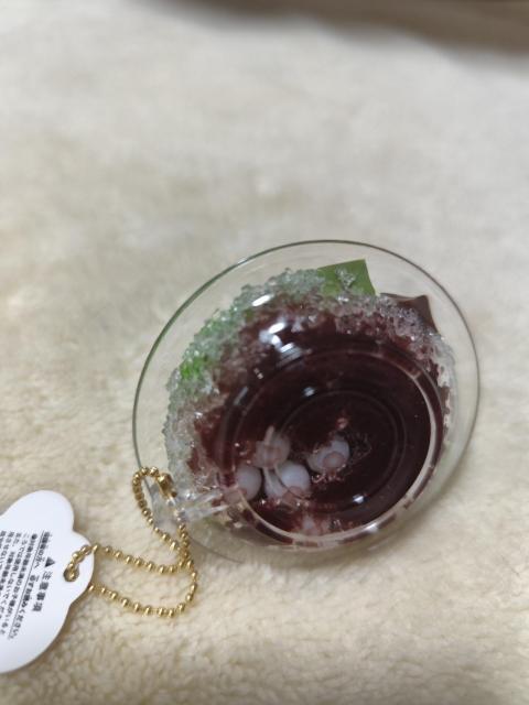 リアルキッチンシリーズ かき氷ボールチェーン グリーンティー ミニチュア < ホビー  リアルキッチンシリーズ かき氷ボールチェーン グリーンティー ミニチュア < ホビーの