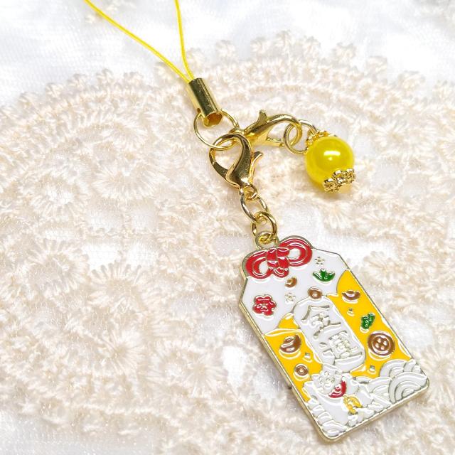 ハンドメイド☆ストラップ☆御守りチャーム☆金運 < 女性ファッション  ハンドメイド☆ストラップ☆御守りチャーム☆金運  < 女性ファッションの
