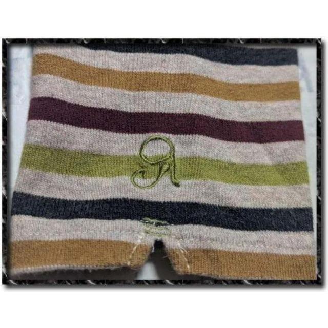 ベグジット 刺繍入り7分袖マルチボーダーカットソー < 男性ファッション ベグジット 刺繍入り7分袖マルチボーダーカットソー < 男性ファッションの