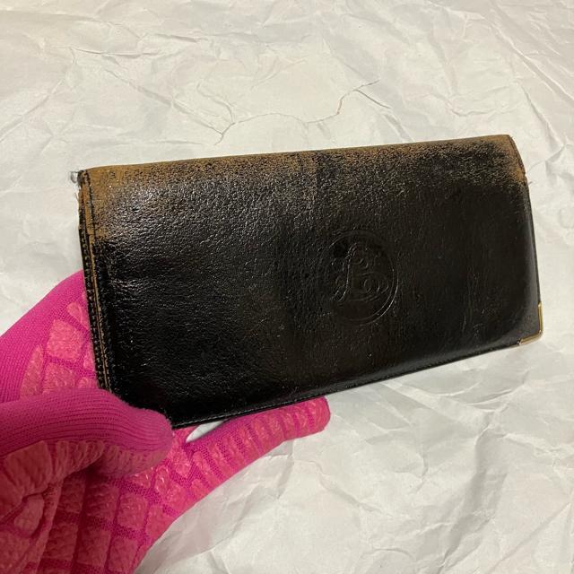 【アンティーク】【ノーブランド扱い】 レザー / 長財布 ブラック < 男性ファッション 【アンティーク】【ノーブランド扱い】 レザー / 長財布 ブラック < 男性ファッションの