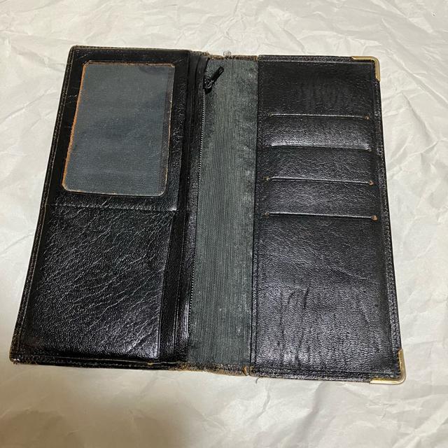 【アンティーク】【ノーブランド扱い】 レザー / 長財布 ブラック < 男性ファッション 【アンティーク】【ノーブランド扱い】 レザー / 長財布 ブラック < 男性ファッションの