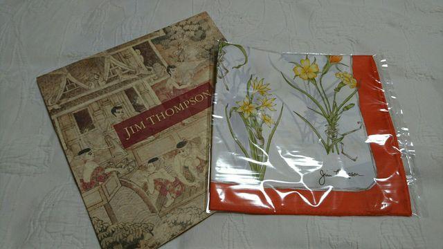 JIM THOMPSON/ジムトンプソン 花柄シルク ハンカチ < 女性ファッション  JIM THOMPSON/ジムトンプソン 花柄シルク ハンカチ < 女性ファッションの