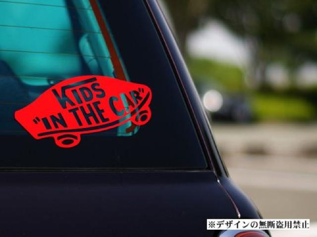 キッズインカーステッカーVANS風KidsInCarステッカーバンズ子供が乗ってます < キッズ/ベビー  キッズインカーステッカーVANS風KidsInCarステッカーバンズ子供が乗ってます  < キッズ/ベビーの