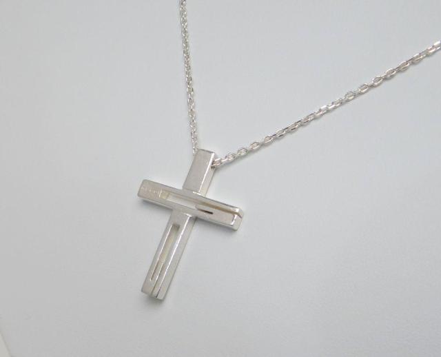 グッチ Gモチーフ クロス 十字架 ネックレス ペンダント SV925【送料無料】 < ブランド グッチ Gモチーフ クロス 十字架 ネックレス ペンダント SV925【送料無料】 < ブランドの