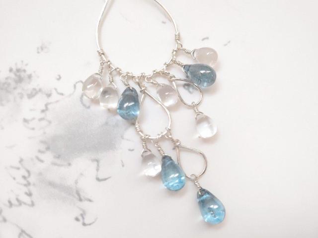 *雫のシャンデリア片耳用ピアス*SF 22042 < 女性アクセサリー/時計 *雫のシャンデリア片耳用ピアス*SF 22042 < 女性アクセサリー/時計の