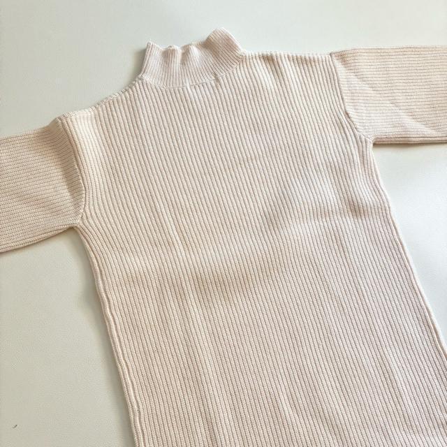 ◆美品◆オペークドットクリップ◆厚手リブニットロングワンピース◆アイボリー◆M < 女性ファッション ◆美品◆オペークドットクリップ◆厚手リブニットロングワンピース◆アイボリー◆M < 女性ファッションの