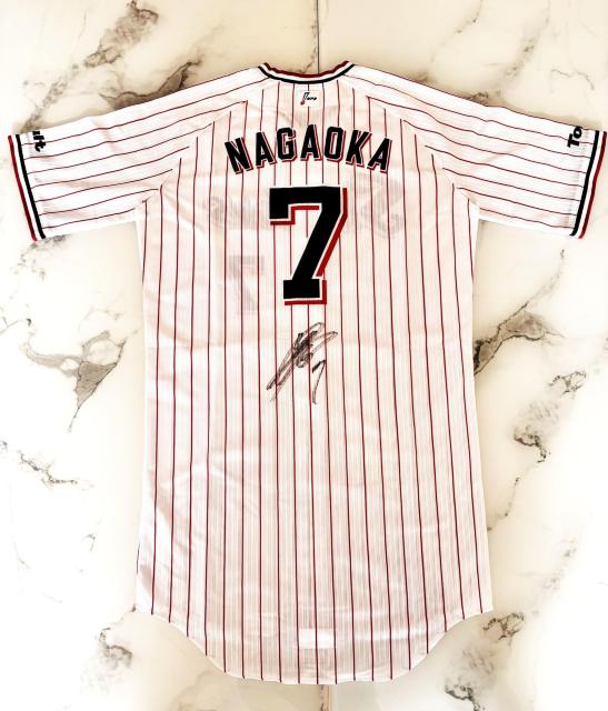 #7 長岡 秀樹選手 2024年シーズン実着用直筆サイン入りユニフォーム(12/16(火)トークショーチケット付き) < レジャー/スポーツ #7 長岡 秀樹選手 2024年シーズン実着用直筆サイン入りユニフォーム(12/16(火)トークショーチケット付き) < レジャー/スポーツの