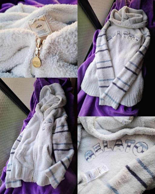 AI�o�i��gelato pique���������W�F���[�g�s�P�ӂ�ӂ���������t�[�f�B�[�p�[�J�[�X�g���C�v���`���[���t���w���p���h�J�e  �� �u�����h�� 