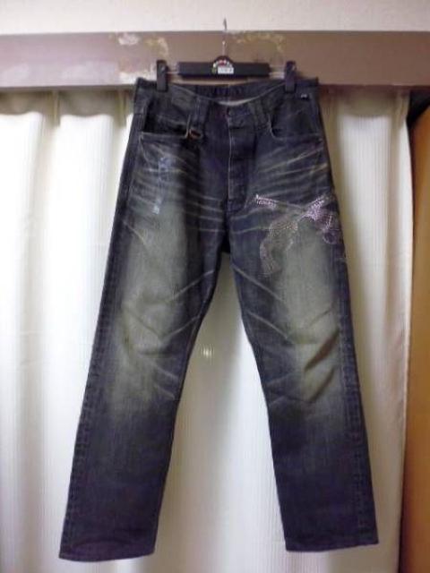 roar ロアー 12AW スワロ二挺拳銃 ブラックデニム 1 < ブランド  roar ロアー 12AW スワロ二挺拳銃 ブラックデニム 1  < ブランドの