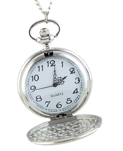 鏡面銀色 懐中時計 ネックレス エレガント ウォッチ ペンダント シンプル おしゃれ シルバー チェーン レトロ < 女性アクセサリー/時計  鏡面銀色 懐中時計 ネックレス エレガント ウォッチ ペンダント シンプル おしゃれ シルバー チェーン レトロ  < 女性アクセサリー/時計の